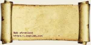 Una Ćokić vizit kartica